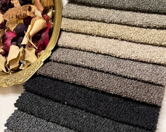 Polyester Boucle Polsterstoff Schüttgut, Puffy Textured Boucle Möbelstoff, Kissen Möbel Stuhl Sofa Polsterstoff