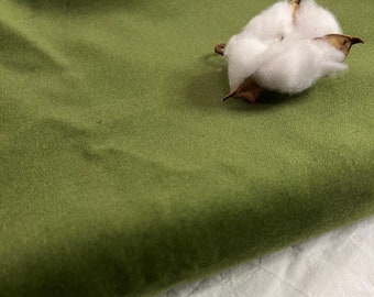 Green Cotton Velvet Upholstery Fabric: 55" Wide, Elegant Furniture Material