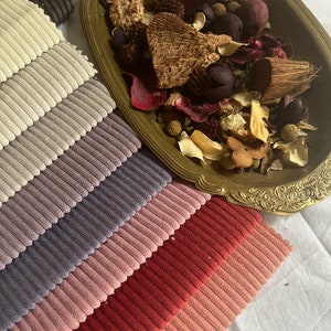 Water Repellent Corduroy Velvet Upholstery Fabric by the Yard, Home Decor Striped Velvet, Cushion Furniture Chair Sofa Upholstery Fabric