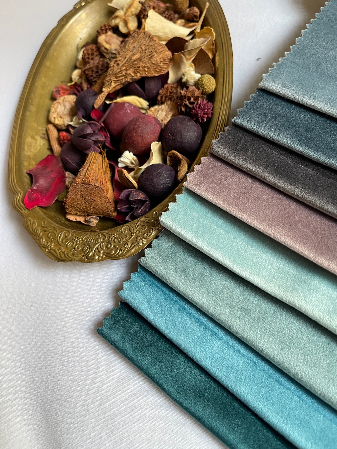 Really Soft 8 Colours Extremely Soft Silk Velvet Upholstery Fabric by the Yards ...