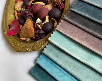 8 Colours Extremely Soft Silk Velvet Upholstery Fabric by the Yards, 118'' (300 cm) Curtain, Furniture Velvet Fabric, Upholstery Velvet