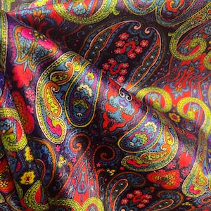 Ethnic Pattern Upholstery Velvet Print Fabric by the Yards, Glossy Velvet Home Decor Fabric, Furniture Sofa Elegant Velvet Fabric