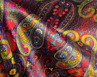 Ethnic Pattern Upholstery Velvet Print Fabric by the Yards, Glossy Velvet Home Decor Fabric, Furniture Sofa Elegant Velvet Fabric