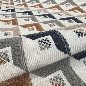 Luxury Boucle Textured Upholstery Fabric by the Yard, 5 Colors Geometric Home Decor Heavy Fabric, Cushion Furniture Chair Furnishing Fabric