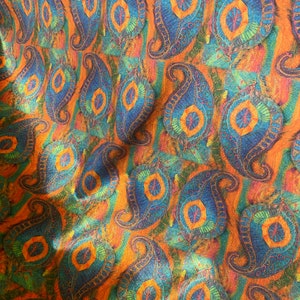 Drops Leaves Pattern Upholstery Velvet Print Fabric by the Yards, Glossy Velvet Home Decor Fabric, Furniture Sofa Elegant Velvet Fabric