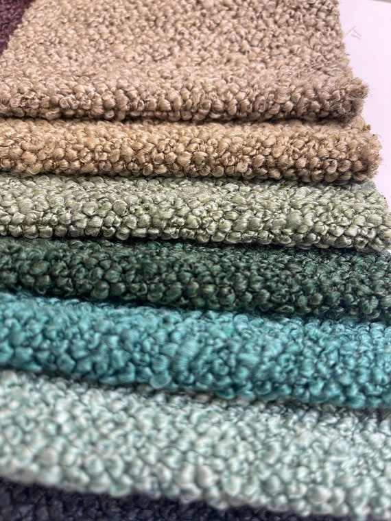 6 Color Boucle Heavy Upholstery Fabric by the Yard Faux Etsy