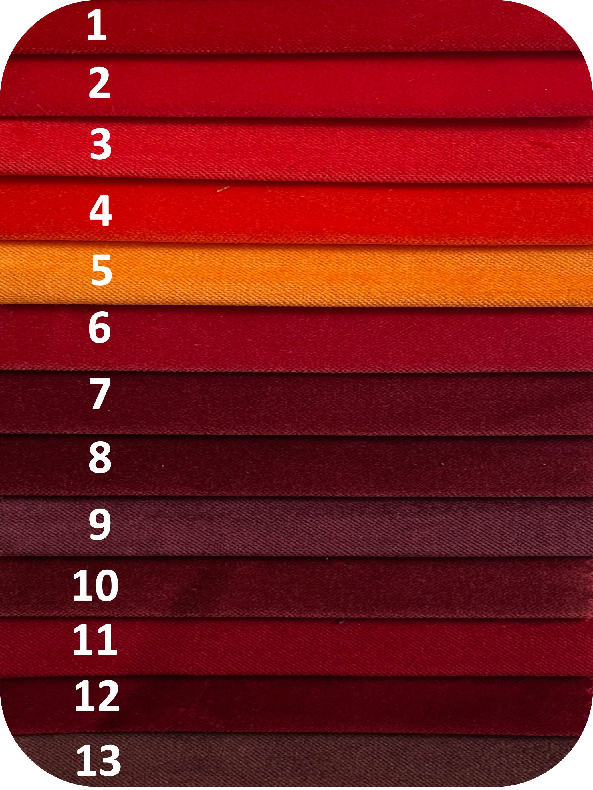 Cotton Velvet Upholstery Fabric by the Yards 13 Colours Etsy