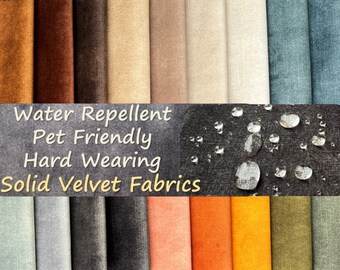 Slijtvaste fluwelen stof, waterafstotend, huisdiervriendelijke elegante stof, waterafstotend, elegante stof, meubelstof bankstoel bekleding fluwelen stof op maat gesneden