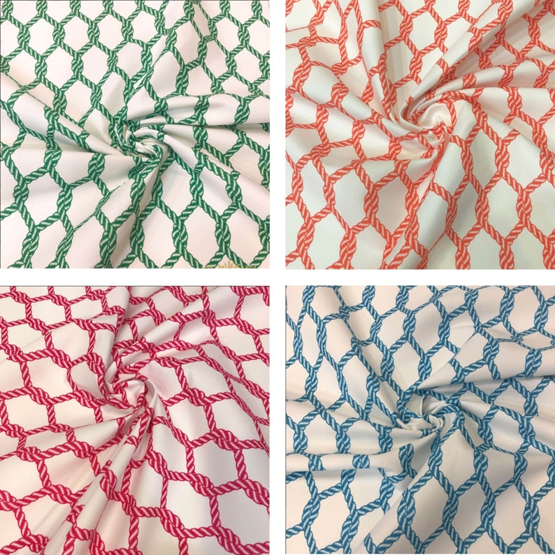 Swatches Rope Rope Knot Pattern Upholstery Fabric: Sailor Home Decor, Indoor Outdoor ...