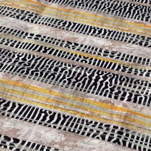 Tessuto per tappezzeria con motivo zebrato vintage al metro, tessuto africano per arredamento, tessuto per interni ed esterni, tessuti in poliestere stampati digitalmente
