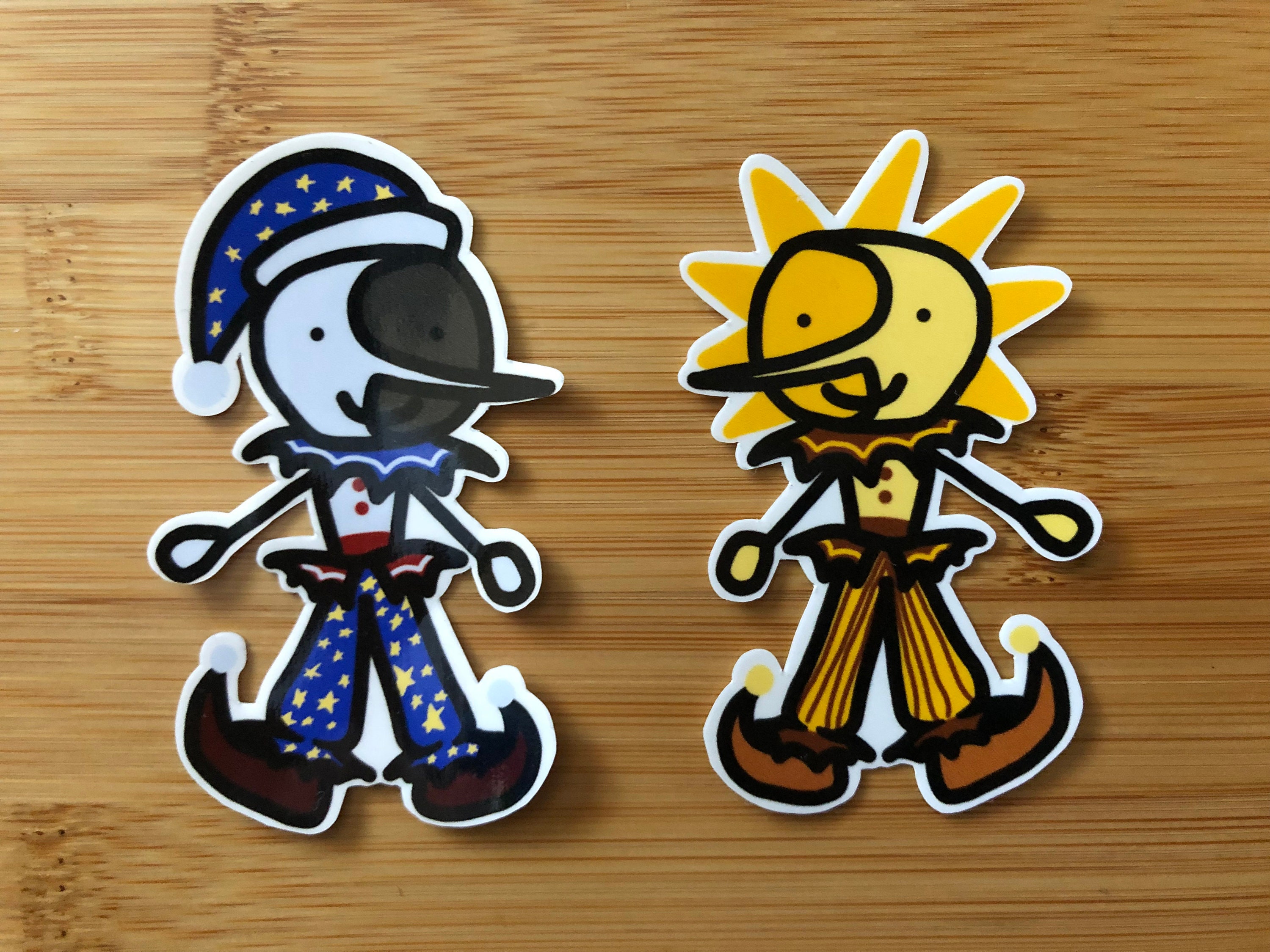 FNAF:SB Sun and Moon Animatronic Stickers -  Sweden