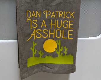 Single light gray tea towel. Mix and match! Ugh..Dan Patrick...gross.