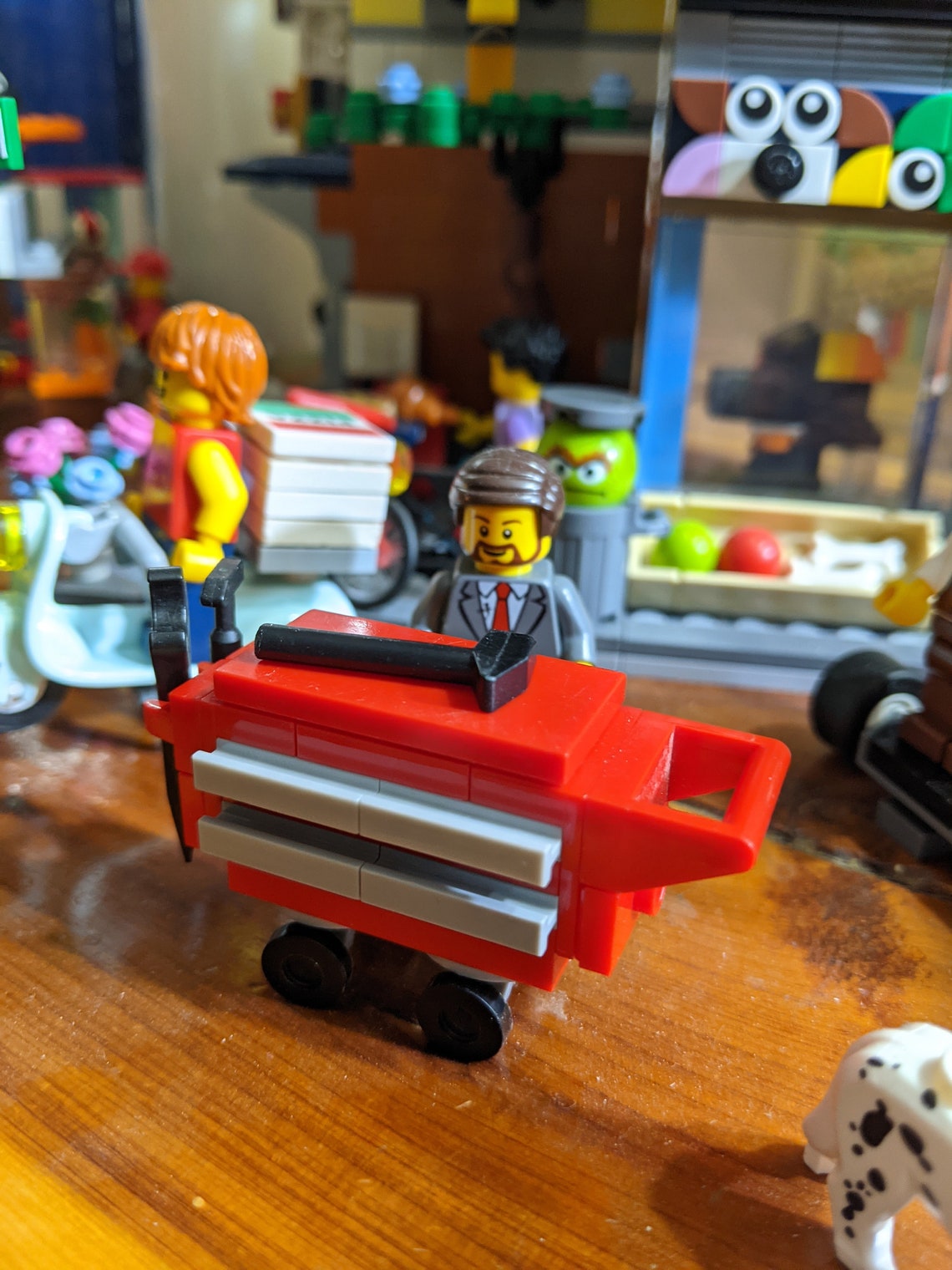 Lego tool box Every minifig town needs one Great gift for Etsy