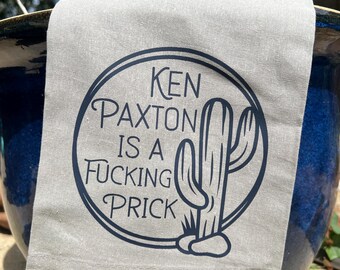 Ken Paxton is a fucking prick. Facts. Light grey  single towels singling out that piece of shit.