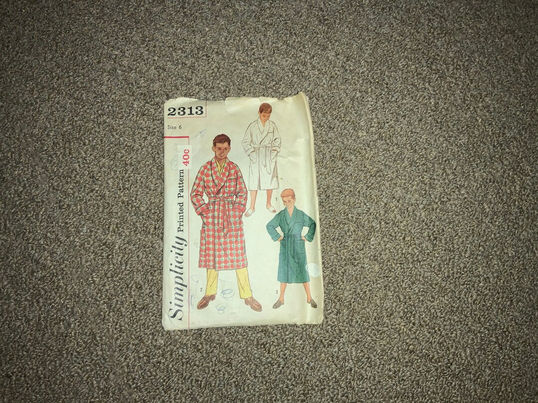 Simplicity Vintage Sewing Pattern (#2313) - Etsy