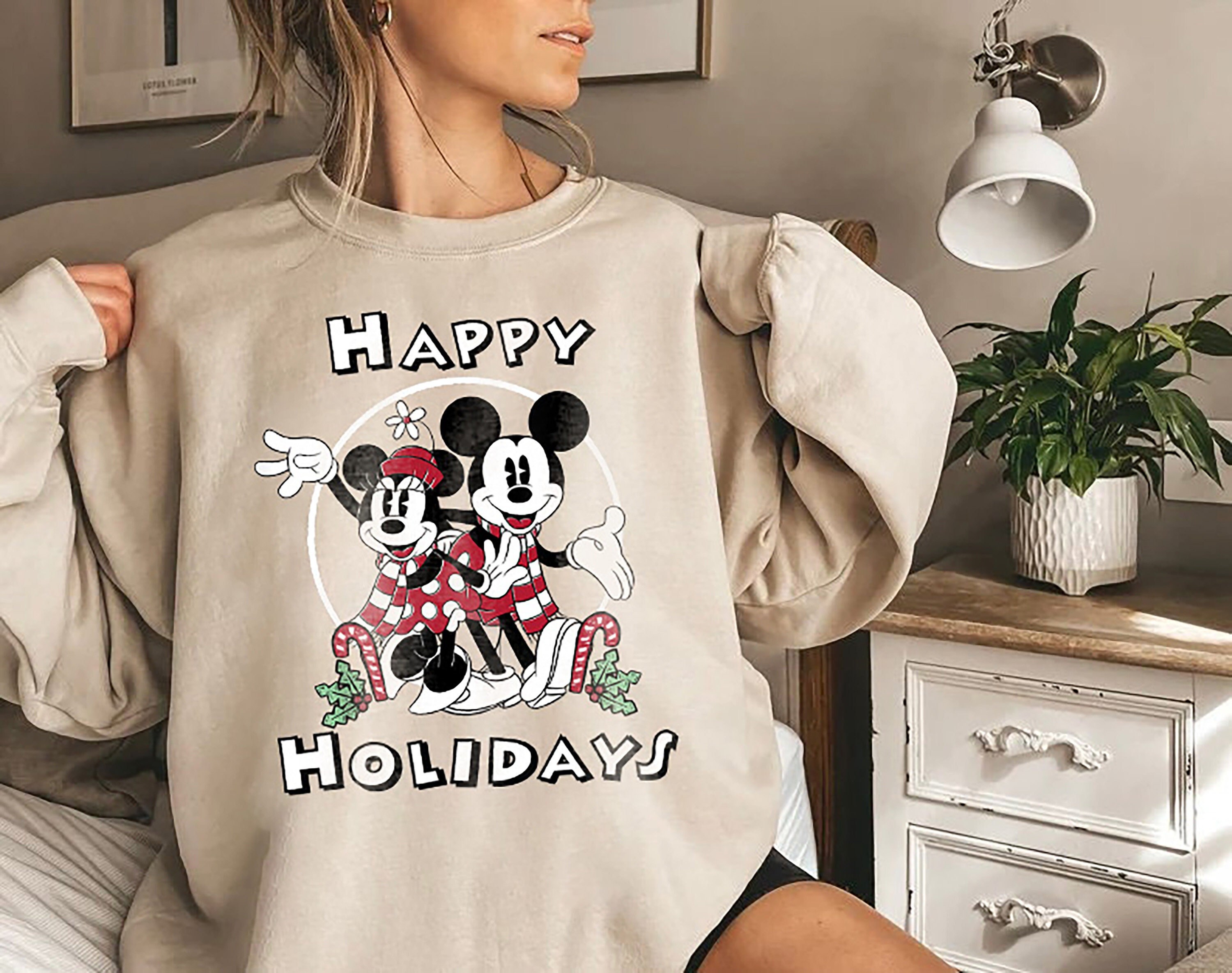 Discover Vintage Walt Disney World Sweatshirt, Vintage Mickey Christmas Sweatshirt