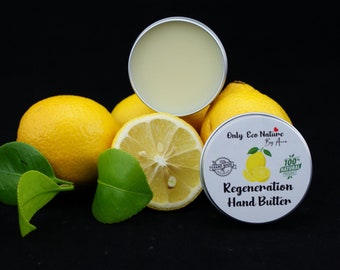 Handgemaakte handcrème citroen 30 ml