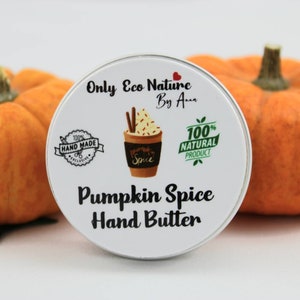 Handmade Halloween, Autumn Pumpkin Spice Hand Balm 30ml