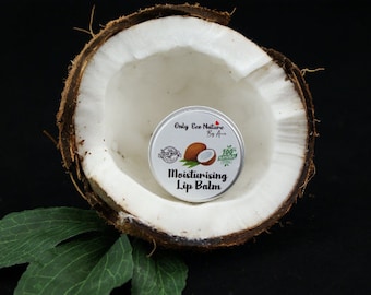 Handmade Organic Coconut Lip Balm 15ml + FREE GIFT