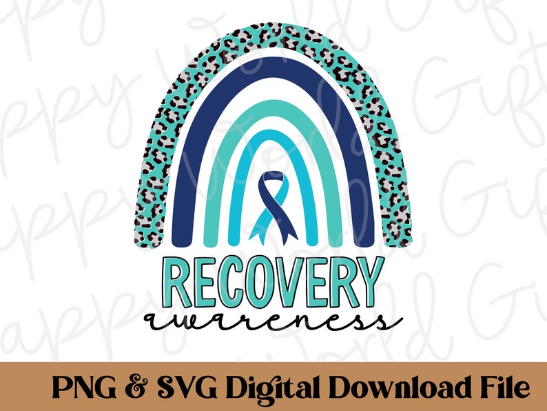 Addiction Recovery Awareness Png Addiction Recovery Svg We Etsy