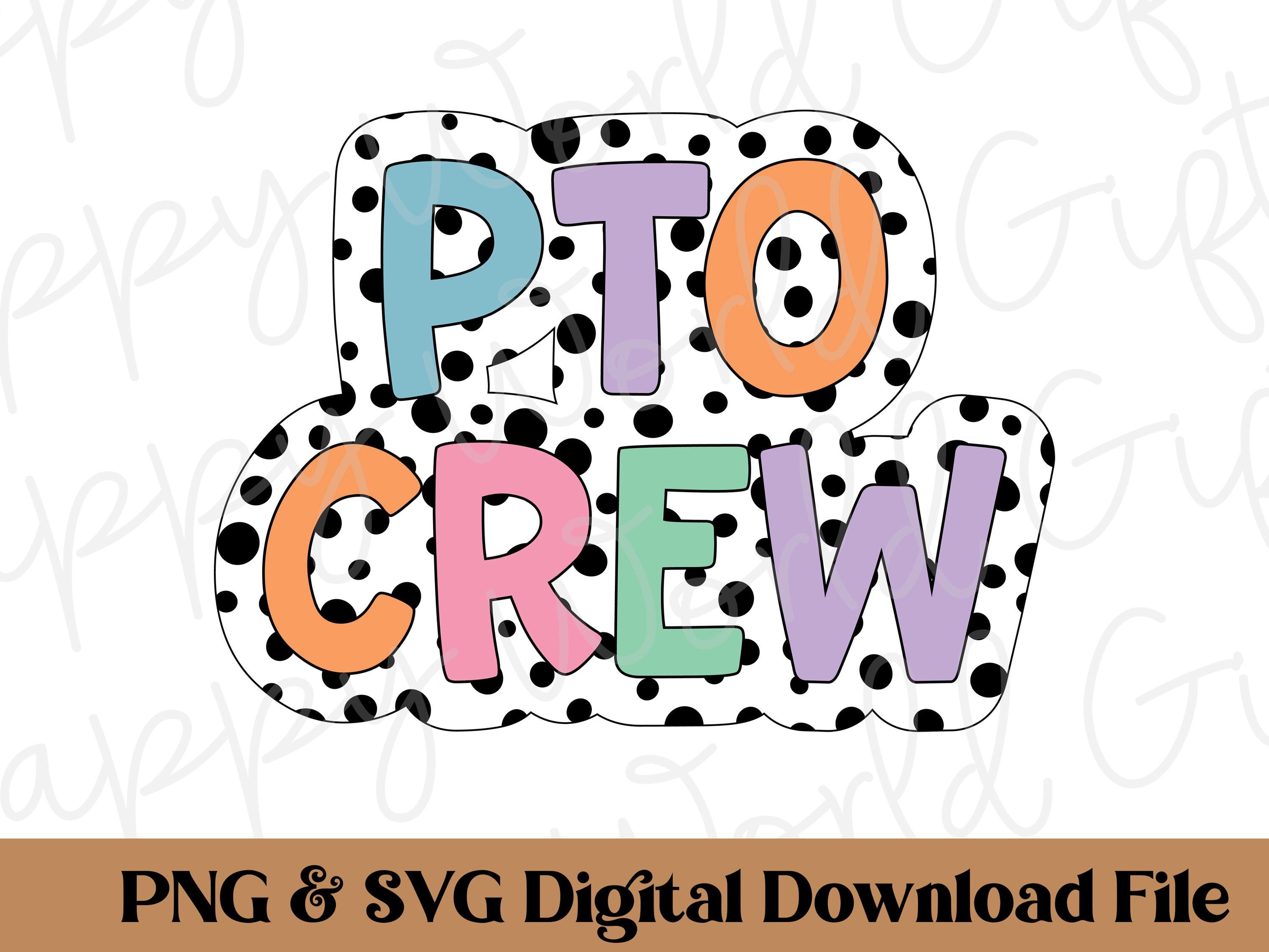 PTO Crew PNG, PTO Crew Svg, Back to School Sublimation Design Download ...