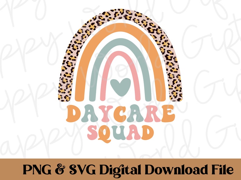 Daycare Squad Svg Daycare Provider Png Daycare Teacher Svg Etsy