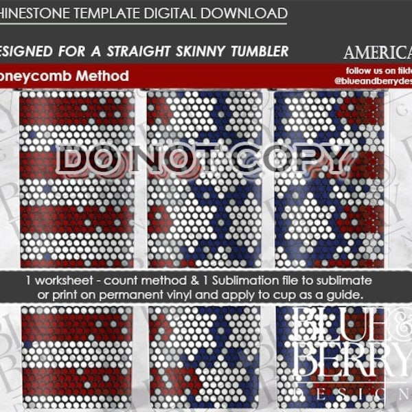 America Template, 20oz USA, American Flag Rhinestone template, Rhinestone Template tumbler,  Sublimated tumbler, template Tumbler, USA Flag