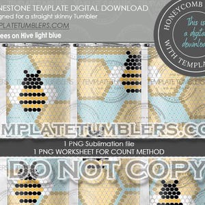 Sjabloon Big Bees, sjabloon digitaal, bij digitaal, bij sjabloon, digitale bij, sjabloon beker, sjabloon beker, 20 oz SS20 (5 MM)