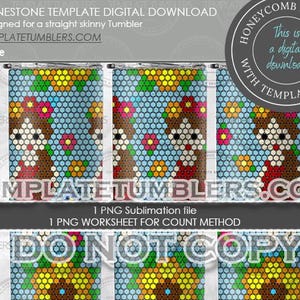 Chloe Rhinestone Tumbler Template, tumbler template, tropical template, template tumbler, sublimation, Flower template tumble 20oz SS20(5MM)