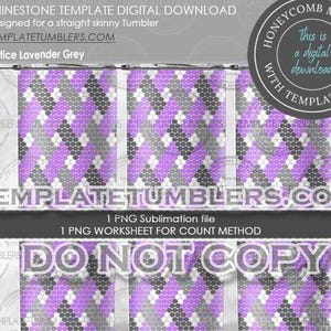 Lattice Lavender Tumbler Template, Rhinestone Tumbler Template, Lattice Template Tumbler, Digital Lattice Spring, Template, 20oz SS16(4MM)