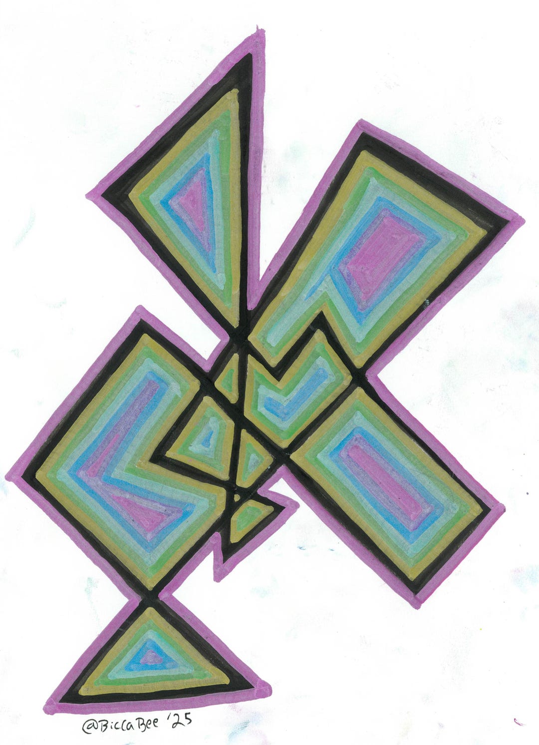 Miscalculation - Original Marker Drawing - Etsy