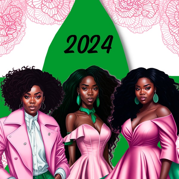 Alpha Kappa Alpha 2024 Calendar Etsy