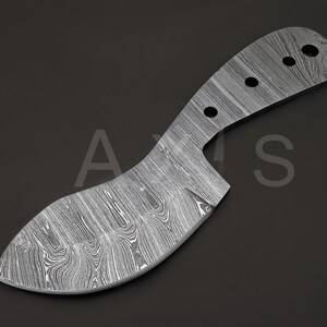 Blank Blade, Damascus Steel Knife, Hunting Knife, Handmade Knife, Knife Blank, Christmas Gift, Anniversary Gift, Knife Making, DIY Knife