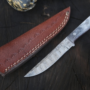 Hunting Knife, Camping Knife, Damascus Steel Knife, DIY Knife, Christmas Gift Knife, Anniversary Gift, Knife Making, Kitchen Knife, Blade