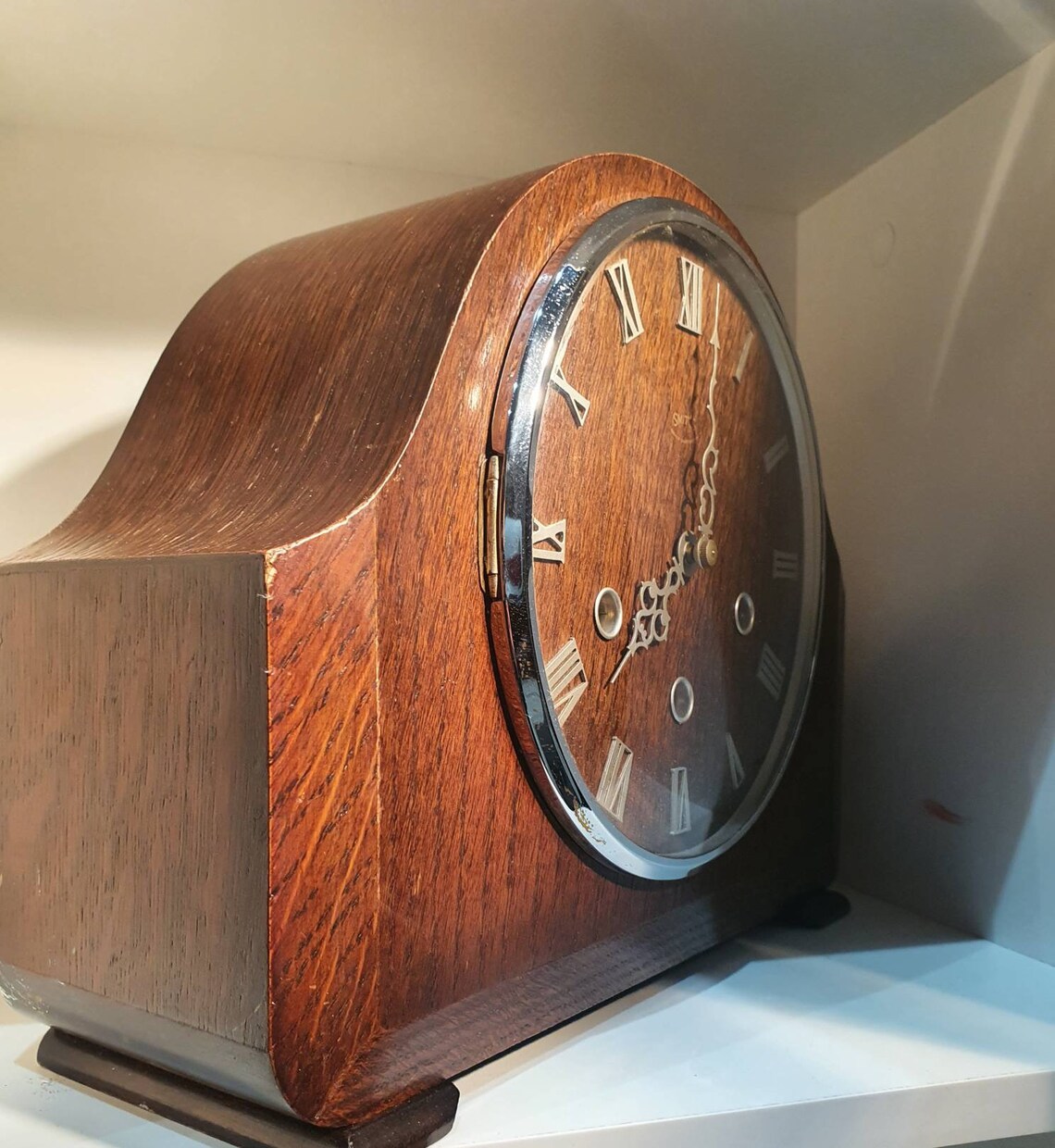 Vintage 'Smiths Enfield' 8Day Striking Mantel Clock Etsy