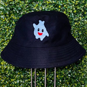 Mario  Lumalee star embroidery glow in the dark bucket hat