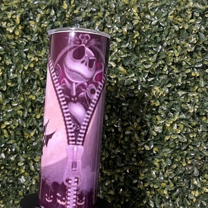 nightmare Jack Skellington thermal 20oz mug tumbler  cup