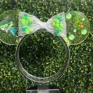 Disgust Emotions green Inside out emotion resin mouse ears