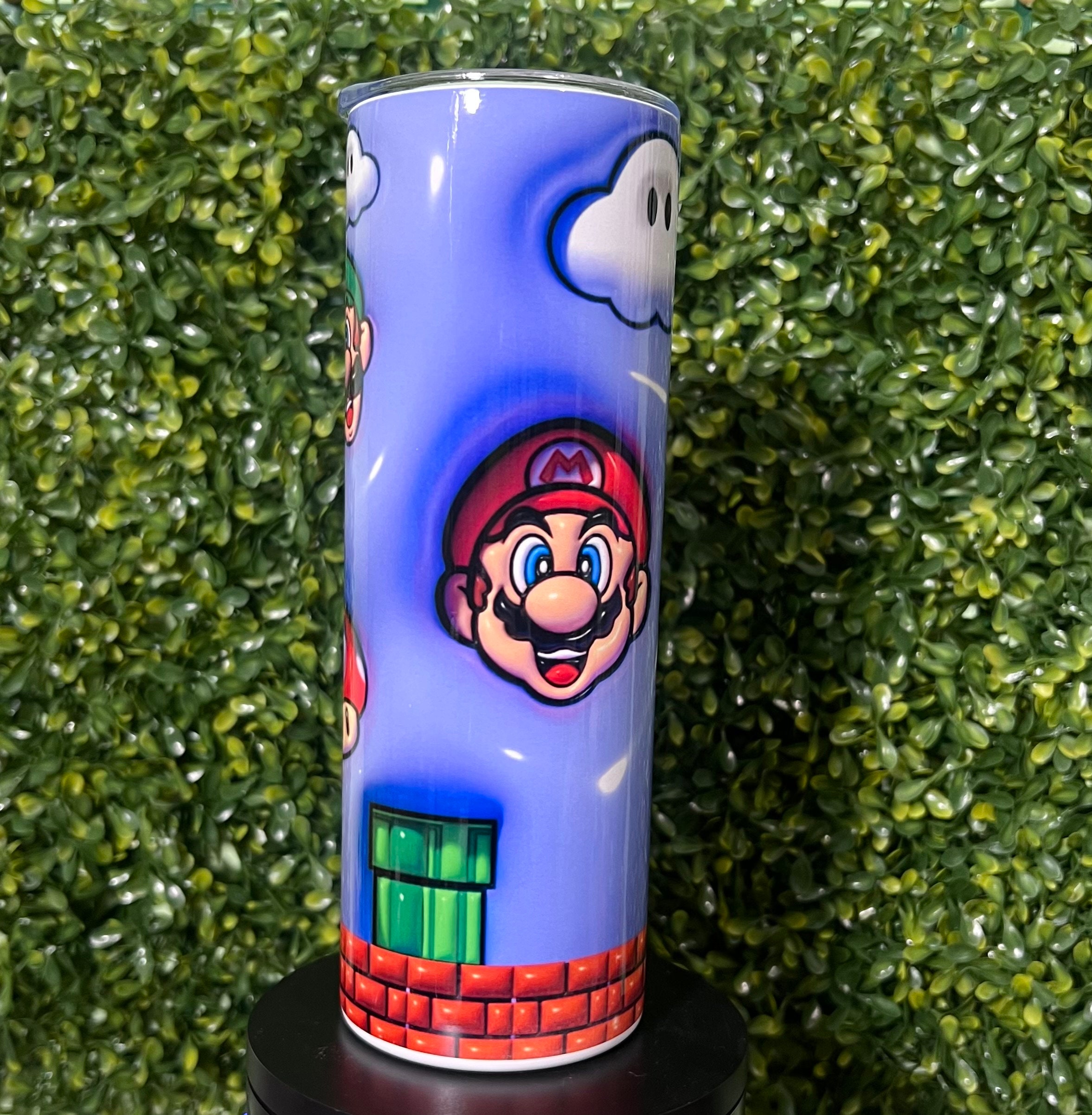 Tazza termica da viaggio con stampa a sublimazione 3D Mario e