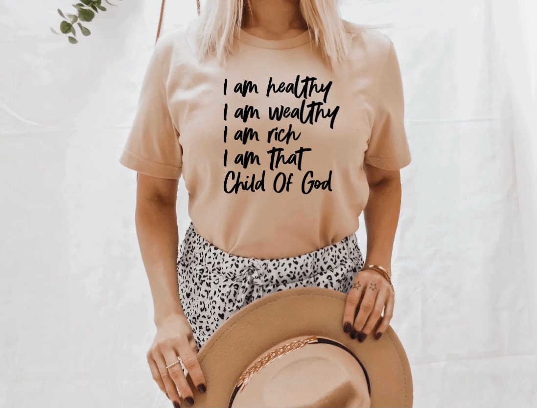 Download Child of God svg I am healthy svg I am wealthy svg Tik Tok ...
