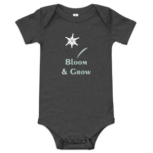 Edelweiss Bloom & Grow Baby Short-Sleeve One Piece Cozy Infant Romper, Alpine Charm for Adorable Comfort and Thoughtful Gifting image 5