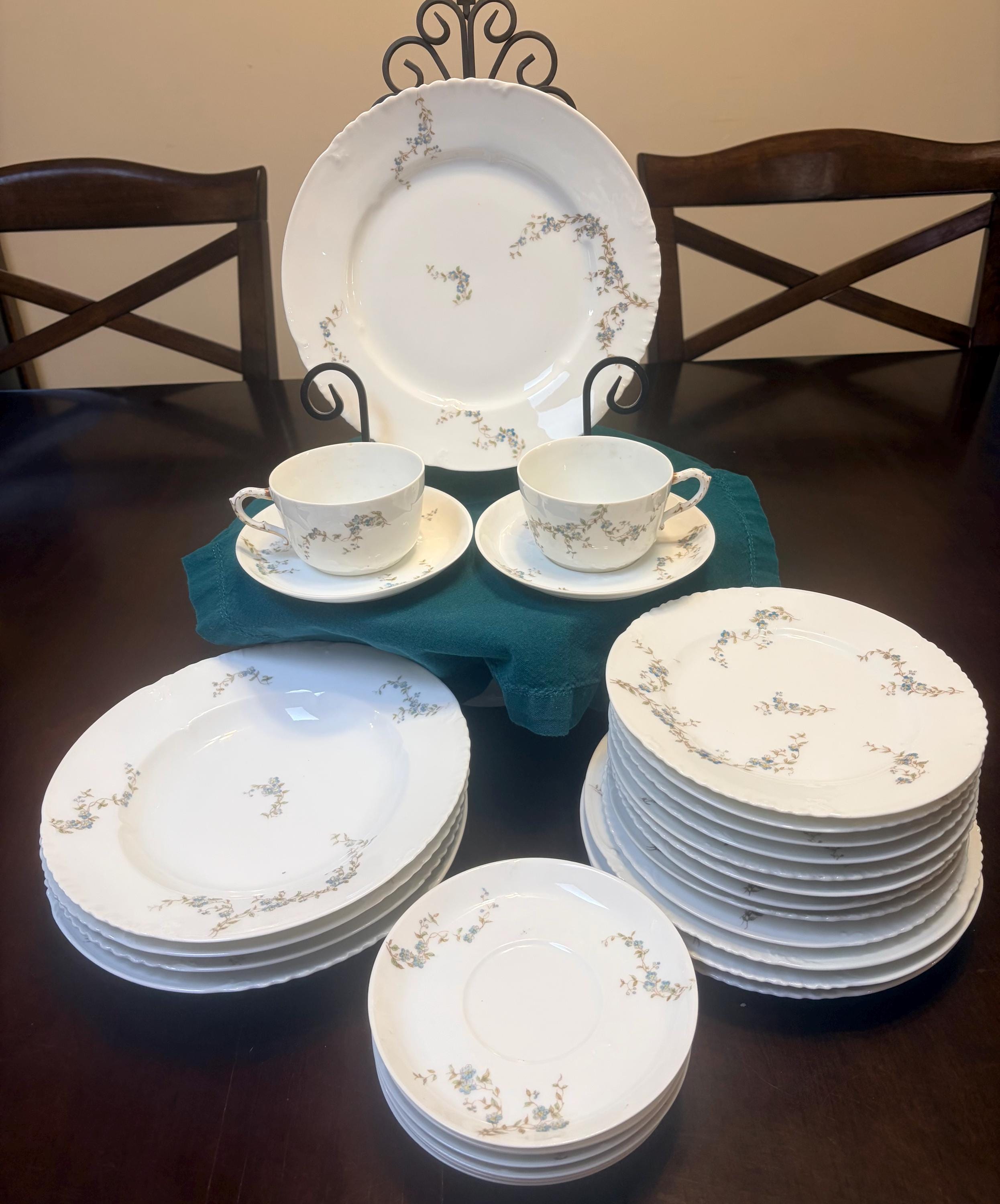 Blue Flower Vintage Dishes - Etsy