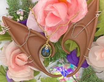 Fae Fairy/Elf Long or Short Ear Cuffs with Jewelry