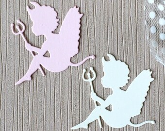 Little Devil Metal Cutting Dies,Paper Craft Cutting Die, Embossing Stencil,Scrapbooking Dies,DIY Card Making,Wings Demon Die Cut