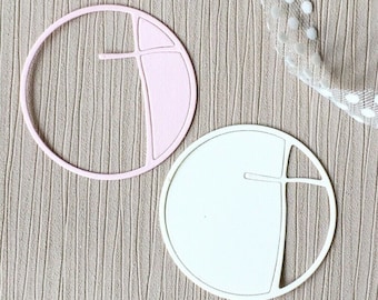 Cross Ring metalen stansmessen, Paper Craft snijmal, reliëfstencil, scrapbooking sterft, DIY-kaarten maken, Jesus Church Blessed gestanst