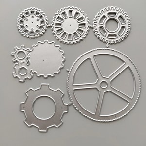 Car Tires Metal Cutting Dies,Paper Craft Cutting Die, Embossing Stencil,Scrapbooking Dies,DIY Card Making,Gearwheel Die Cut