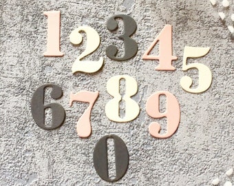 Number Metal Dies, Metal Cutting Dies Numbers 0-9, Set of Numbers 2.5cm Digits, Number Cutting Die, Number Card Making