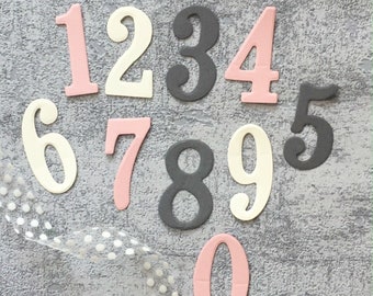 Large Number Metal Dies, Metal Cutting Dies Numbers 0-9, Set of Numbers 5cm Digits, Number Cutting Dies