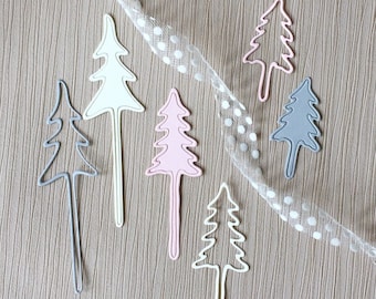 Fir Tree Forest Metal Die Cuts,Paper Craft Cutting Dies Stencils for DIY Scrapbooking Photo Decorative Card Making Supplies