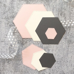 Hexagon Frame Metal Cutting Dies, Paper Craft Cutting Die, Embossing Stencil, Scrapbooking Matrijzen, DIY Card Making, 6-Corner Die Cuts